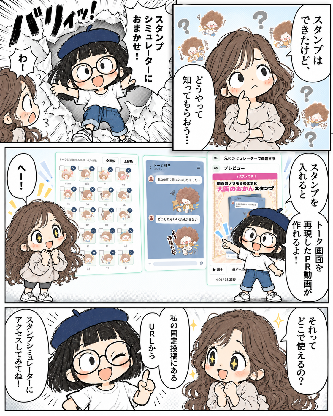 スタンプシミュレーター紹介