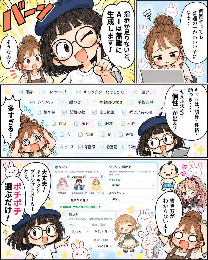 AIキャラ作りのコツ